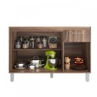 Balcao Para Pia 3 Portas 1 Gaveta Sem Tampo  Nogueira