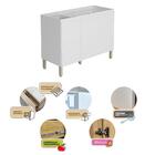 Balcão Para Pia Ambiente Art 120cm Branco Ártico – Kits Paraná