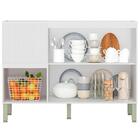 Balcão Para Pia Ambiente Art 120cm Branco Ártico – Kits Paraná