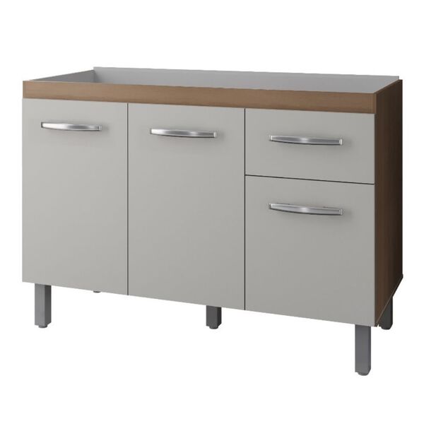 Balcão Para Pia Anita 120 Cm Moblis Savana Off White