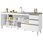 Balcão Para Pia De 2 00 Mt Maceió E Aéreo Modulado 5 Portas B