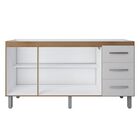 Balcão Para Pia Diana 150 Cm Savana Off White