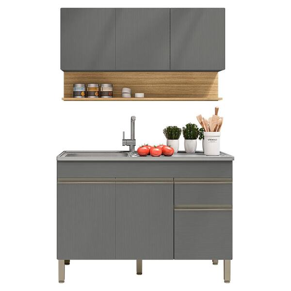 Balcao Para Pia E Amario Aereo 120 Cm Line Ktp