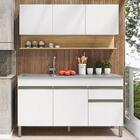 Balcao Para Pia E Armario Aereo 150 Cm Line Ktp