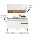 Balcao Para Pia E Armario Aereo 150 Cm Line Ktp