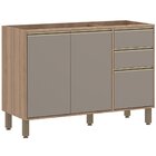 Balcão Para Pia Luciane Yara 2 Portas 3 Gavetas 1304