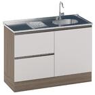 Balcao Para Pia Sem Tampo 1p 3g 120 Cm Etti 12551 Pnl