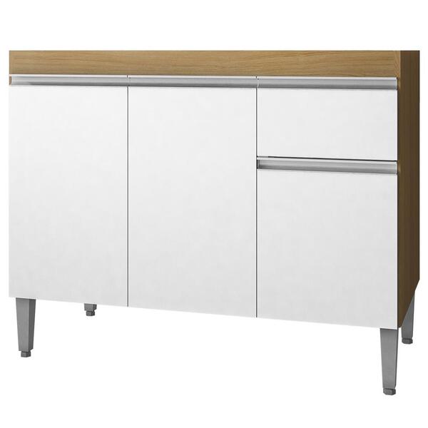 Balcao Para Pia Sem Tampo 95 Cm Tatiane Reajl Moveis