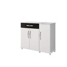 Balcão Parati 03 Portas Arte Móveis Branco