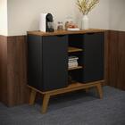 Balcão Paul Preto/cumarú