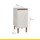 Balcão Pequeno Para Cozinha New 40 X 86 Cm 1 Porta Mdp Legno