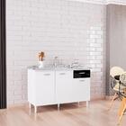 Balcao Pia 120cm 3 Portas 434 Poqq