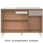 Balcao Pia 120cm 3 Portas 434 Poqq