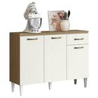 Balcao Pia 120cm Com Tampo 3 Portas 2012182 Armoveis