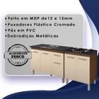 Balcao Pia 120cm E Cooktop 4 Bocas Mobbs