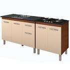 Balcao Pia 120cm E Cooktop 4 Bocas Mobbs