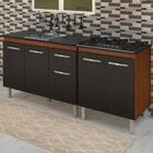 Balcao Pia 120cm E Cooktop 5 Bocas Mobbs