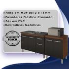 Balcao Pia 120cm E Multiuso 2 Portas 70cm Mobbs