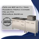 Balcao Pia 120cm E Multiuso 2 Portas 70cm Mobbs