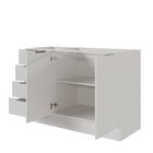 Balcão Pia 120cm Sem Tampo Com Rodapé Puxador 150mm Ipanema C