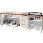 Balcao Pia 150cm E Cooktop 5 Bocas Mobbs