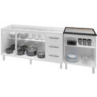 Balcao Pia 150cm E Cooktop 5 Bocas Mobbs