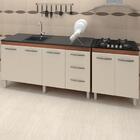 Balcao Pia 160cm E Cooktop 4 Bocas Mobbs