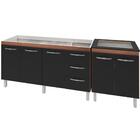 Balcao Pia 160cm E Cooktop 4 Bocas Mobbs