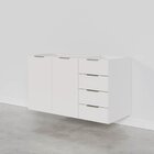 Balcão Pia 2 Portas 4 Gavetas Sem Tampo Ipanema Cabecasa Made