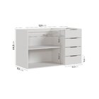 Balcão Pia 2 Portas 4 Gavetas Sem Tampo Ipanema Cabecasa Made