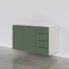 Balcão Pia 2 Portas 4 Gavetas Sem Tampo Ipanema Cabecasa Made