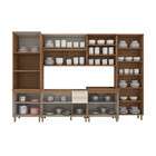 Balcão Pia 3 Portas 2 Gavetas 1.20 Requinte Henn