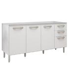 Balcão Pia 3 Portas E 3 Gavetas Fit 158cm - Nicioli