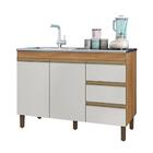 Balcão Pia 6150 Sem Tampo 119 Cm 2 Pt 3 Gv Plla