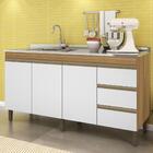 Balcão Pia 6200 Sem Tampo 159 Cm 3 Pt 3 Gv Plla