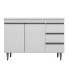 Balcão Pia Andréia 100cm Com Tampo Mdp - Ajl Móveis