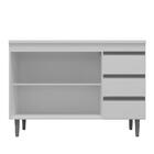 Balcão Pia Andréia 100cm Com Tampo Mdp - Ajl Móveis