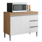 Balcão Pia Andréia 100cm Com Tampo Mdp - Ajl Móveis