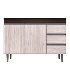 Balcão Pia Andréia 120cm Com Tampo Mdp - Ajl Móveis