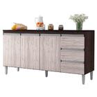 Balcão Pia Andréia 160cm Com Tampo Mdp - Ajl Móveis