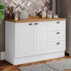 Balcao Pia Com Tampo 120cm C353 Americana Henn