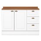 Balcao Pia Com Tampo 120cm C353 Americana Henn