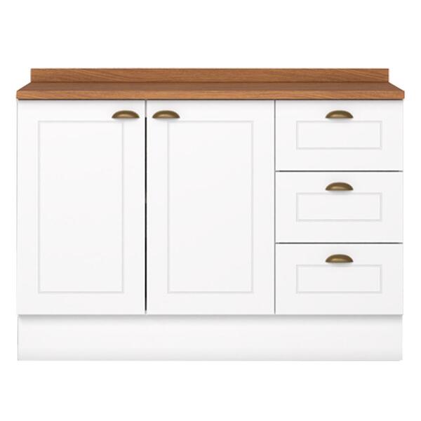 Balcao Pia Com Tampo 120cm C353 Americana Henn