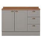 Balcao Pia Com Tampo 120cm C353 Americana Henn