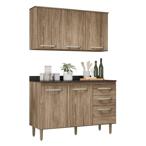 Balcão Pia Com Tampo Mdp E Aéreo 120 Fit - Nicioli