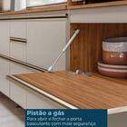 Balcao Pia E Armario Aereo 120 Cm Proenca Nogueira Carbono Pr