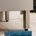 Balcao Pia E Armario Aereo 120 Cm Proenca Nogueira Carbono Pr