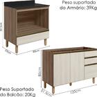 Balcao Pia E Balcao Forno Mdf Kali Nicioli