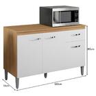 Balcão Pia Gabriela 120cm Com Tampo Mdp - Ajl Móveis