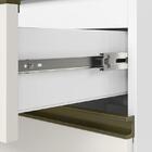 Balcão Pia Kali Premium 120cm 2 Portas Com Tampo Mdf 15mm - N